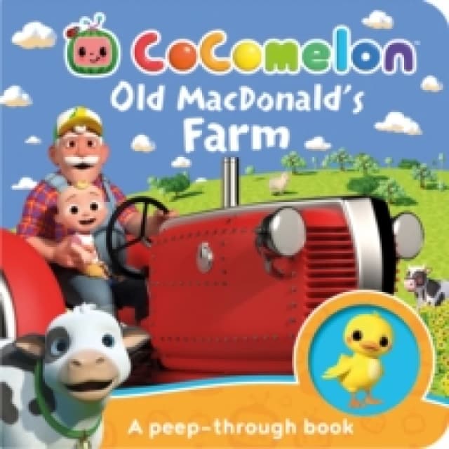 Official Cocomelon: Old MacDonalds Farm: A peep-through book Board book