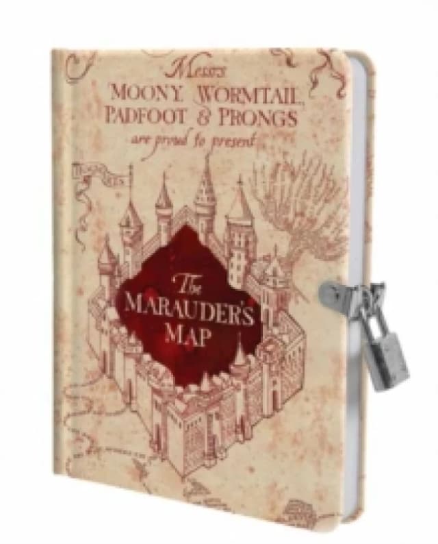 Harry Potter: Marauder's Map Lock and Key Diary Other book format