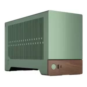 Fractal Design Terra Jade SFF PC Case Mini ITX Walnut Front Anodized Aluminium Exterior 322mm GPU Support Requires SFX/SFX-L PSU USB-C