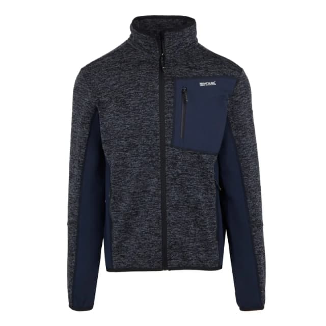 Regatta Regatta Men 'Baslinn' Stretch Fleece in Blue Size: Medium Blue M Male 5063019759616
