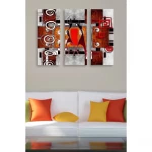 MDF0001 Multicolor Decorative MDF Painting (3 Pieces)