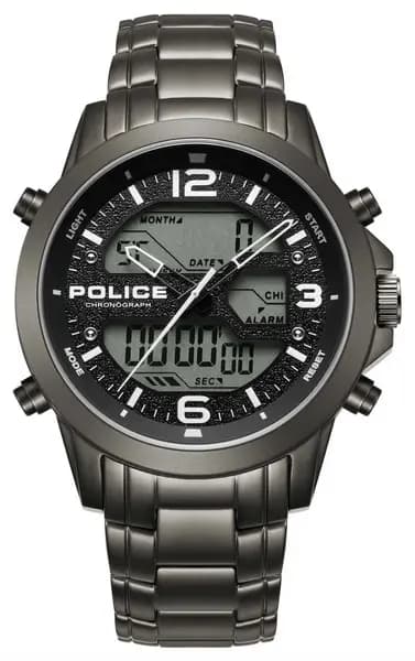 Police PEWJJ2194702 RIG Hybrid Chronograph (47mm) Black Dial Watch