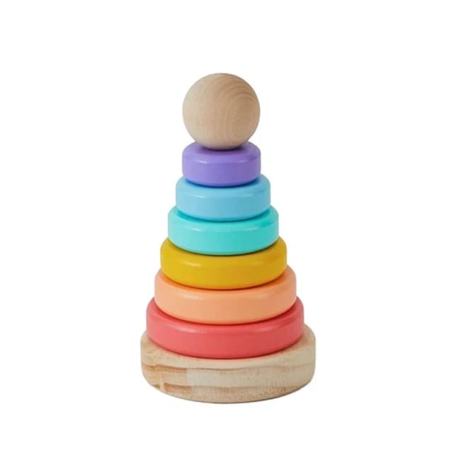 Toylife Rainbow Stacker - Black One Size