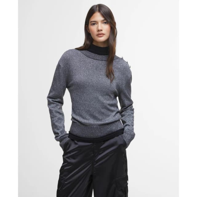 Barbour International Jade Crew Neck Jumper - Grey Grey 16