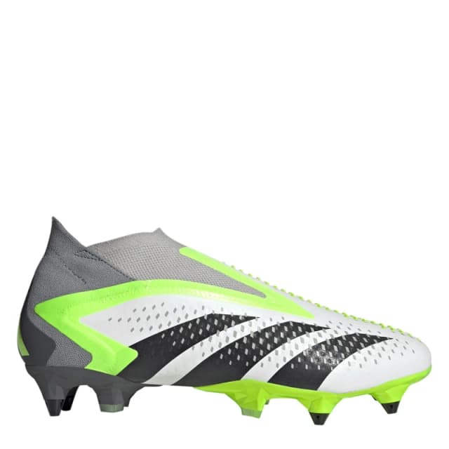 adidas Predator Accuracy + Soft Ground Football Boots - White White 6.5