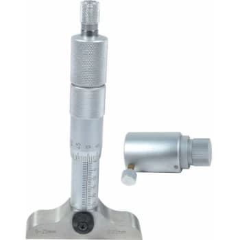 Oxford - 0-25MM Fixed Rod Depth Micrometer 63MM