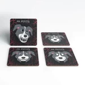 Mr Pickles Heads Coaster Set