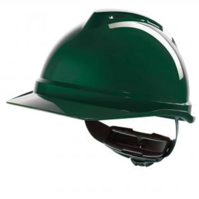 MSA V - Gard 500 Vented Safety Helmet Green