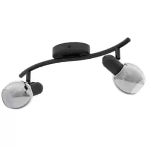 Pollica 2 Lamp Twin Spotlight Black - Eglo