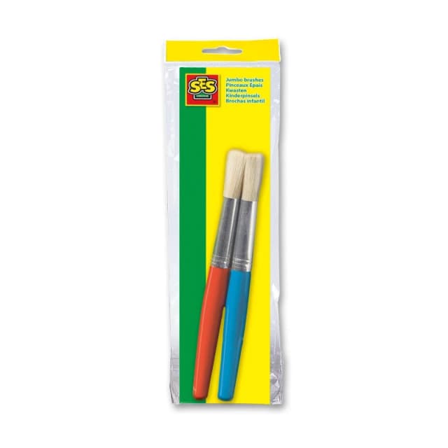 SES Creative Jumbo brushes 2 pieces Multi unisex One Size