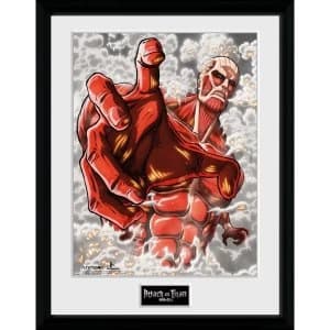 Attack On Titan Season 2 Colossus Titan Framed Collector Print