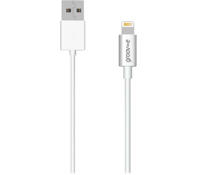 GROOV-E GVMA042WE Lightning Cable - 2 m, White 5060108297462