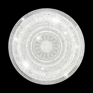 Clear Glitter Silver