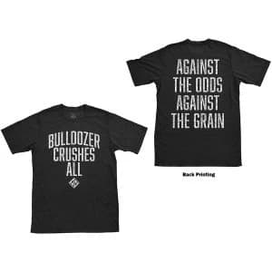Machine Head - Bulldozer Unisex Large T-Shirt - Grey