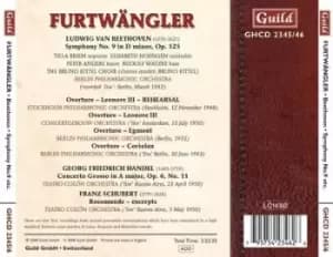 Ludwig van Beethoven - Beethoven: Symphony No. 9 'Choral'/Overtures Egmont & Coriolan CD Album - Used