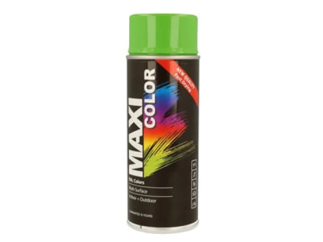 Maxicolor Mx6018 Maxicolor Spray Gloss Yellow Green Ral6018 400Ml Mxcmx6018