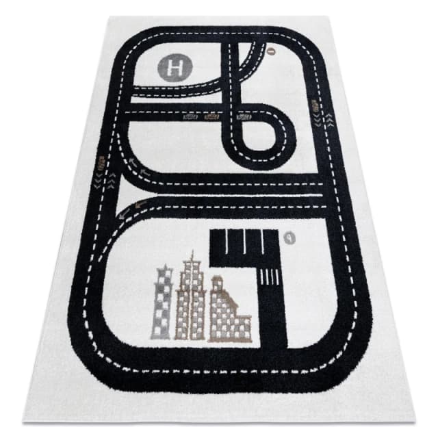 RugsX Fun Rug in Yellow Size: 180cm x 270cm Yellow Unisex 180cm x 270 cm