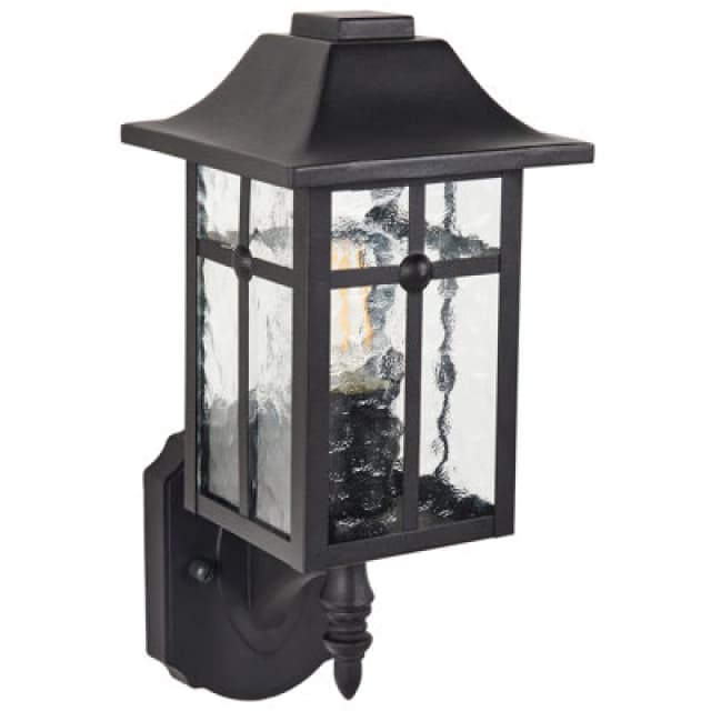 Beliani Outdoor Wall Light Alata Black