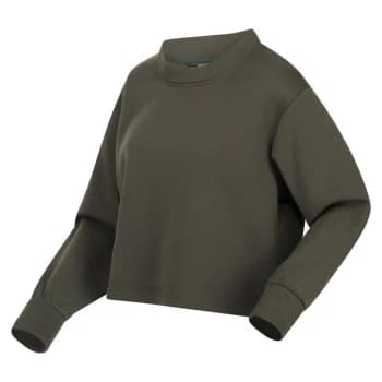 Regatta Jenkin Crew Neck Sweatshirt - Green