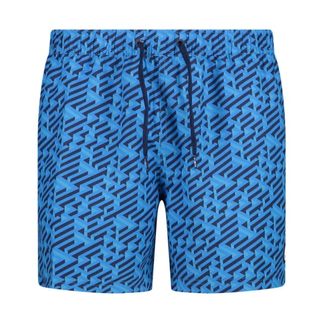 Geometric pattern swim shorts CMP Bleu Male XL