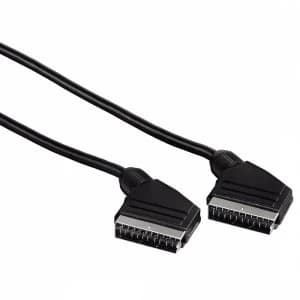 Hama Scart Connecting Cable plug (1m Black)