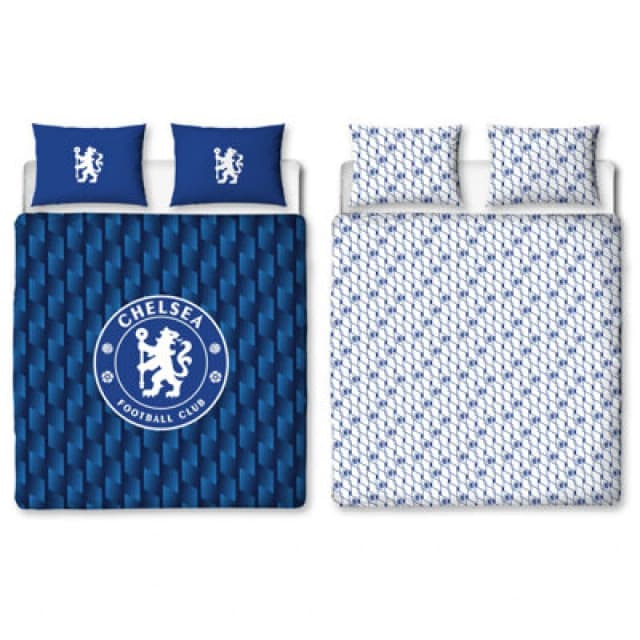 Chelsea Football Club Geometric Double Duvet Cover