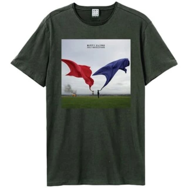 Amplified Amplified Men Only lutions Biffy Clyro T-Shirt in Charcoal Size: X-Small Charcoal XS Male 5063574024686