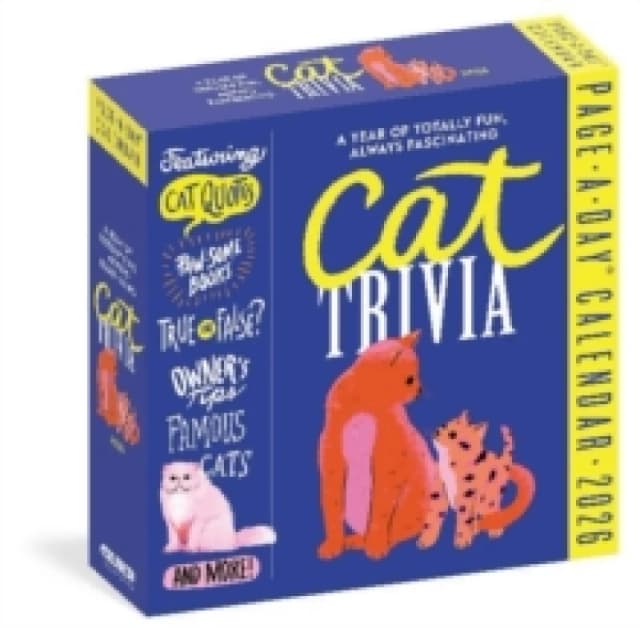 Cat Trivia Page-A-Day Calendar 2026 Calendar