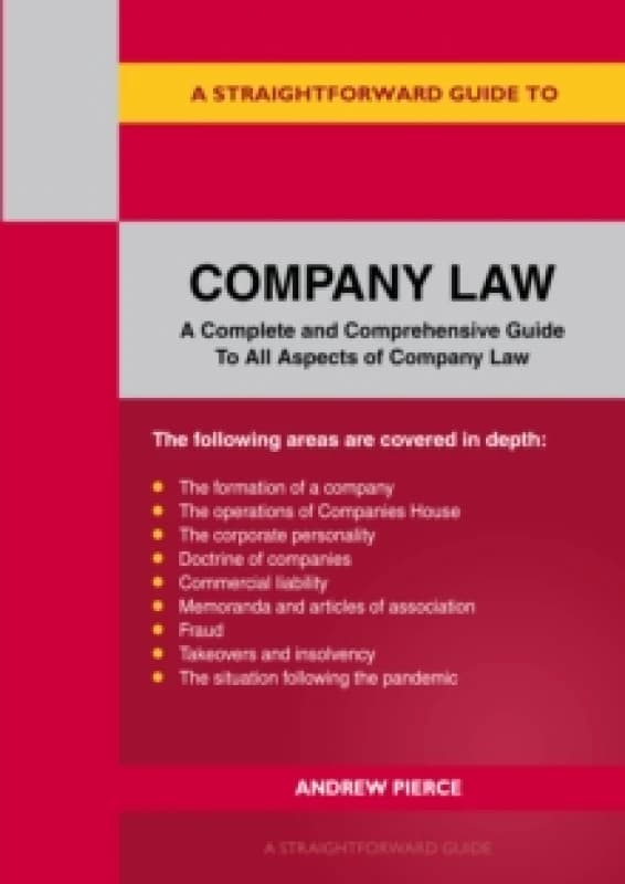 A Straightforward Guide To Company Law Paperback / softback