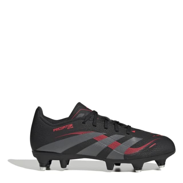 adidas Predator League Juniors Soft Ground Football Boots Black/Grey male 3.5 (36)