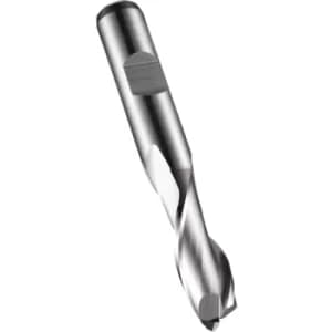 C123 10.00MM HSS-E-PM 2 Flute Flatted Shank Slot Drill DIN 844K