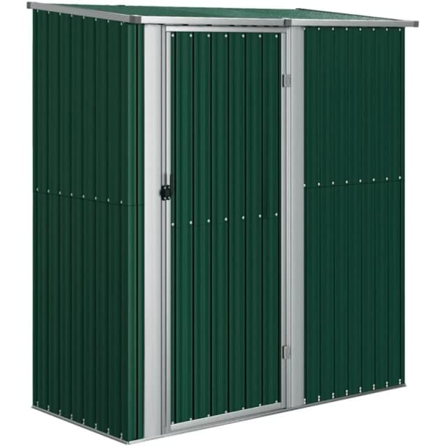 VIDAXL Garden Shed Green 180.5x97x209.5cm Galvanised Steel Vidaxl 8720286512722