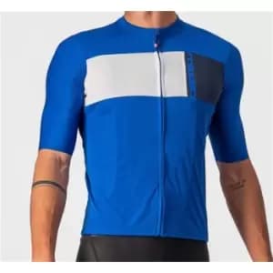 Castelli Prologo 7 Short Sleeve Jersey - Blue