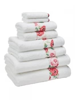 Cath Kidston Antique Rose Band 8 Piece Towel Bale