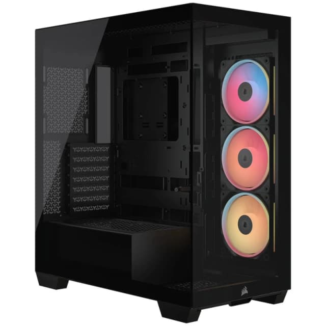 Corsair 3500X LX-R ARGB Mid-Tower PC Case - BLACK - CC-9011324-WW