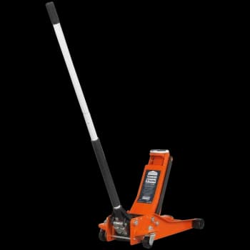 Sealey 2 Tonne Low Entry Rocket Lift Trolley Jack Orange