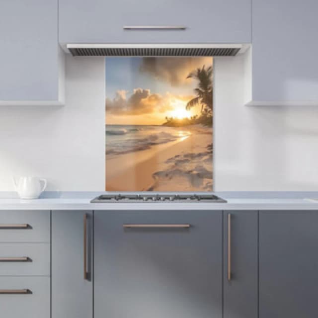 Warren Reed Designer Sunrise In Paradise Kitchen Splashback
