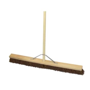 Faithfull FAIBRBASS36H Stiff Bassine Broom 900mm (36in) + Handle &...