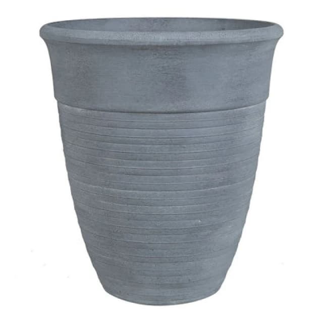 Beliani Plant Pot Katalima 43cm Grey