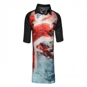 Samurai Spitfire Polo Shirt Mens - Black