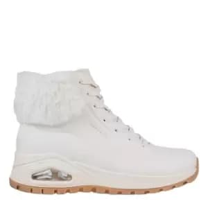 Skechers Uno Rugged Fall Air Womens Boots - Cream