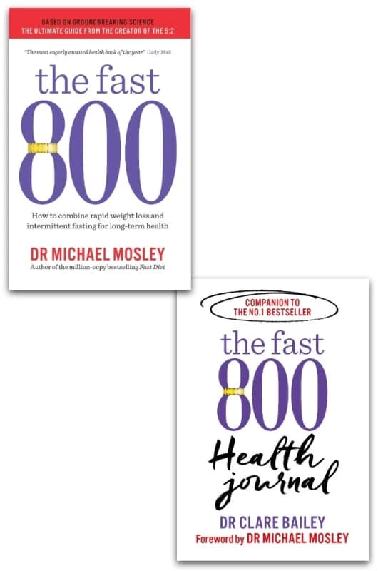 Fast 800 & The Fast 800 Health 2 Books Collection Set by Michael Mosley Paperback Dr Michael Mosley Books