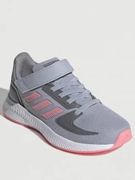 Adidas Runfalcon 2.0 Childrens - Grey/Pink