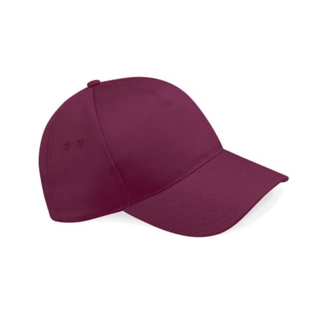 Beechfield Beechfield Men Ultimate 5 Panel Cap in Burgundy Burgundy One Size Male 5063425297023