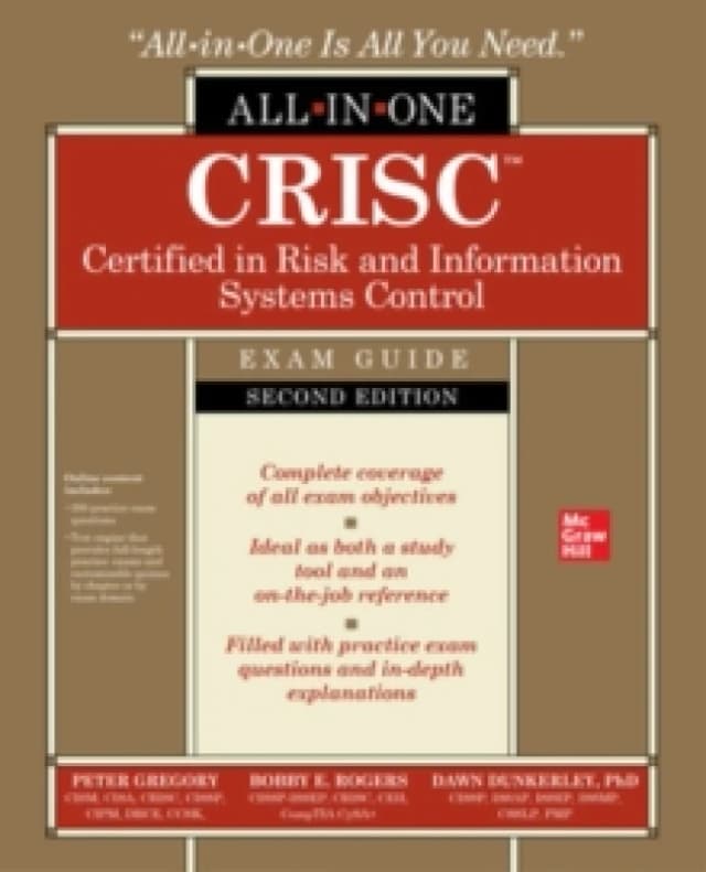 CRISC Certified in Risk and Information Systems Control All-in-One Exam Guide. Hardback. By Peter Gregory, Bobby E Rogers, Dawn Dunkerley Books