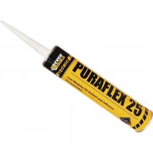 Everbuild Puraflex 25 Industrial PU Sealant Black