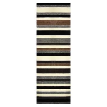 Sofia Stripe Washable Runner - Natural