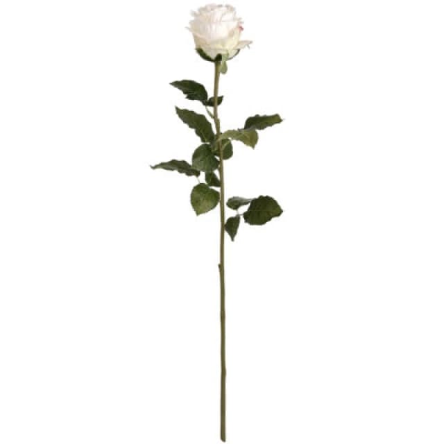 Hill Interiors Artificial Traditional Rose White (One Size)