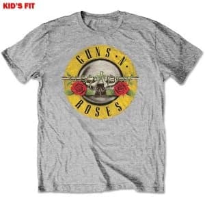 Guns N' Roses - Classic Logo Kids 11 - 12 Years T-Shirt - Grey