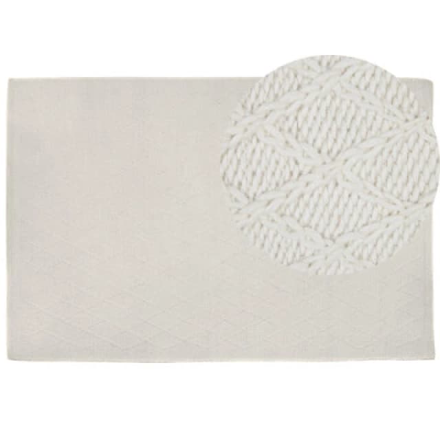 Beliani Rug Erzin Off-White 160 X 230 Cm
